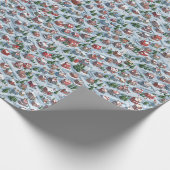 Tiny Village - Design 2 Wrapping Paper Geschenkpapier (Ecke)