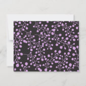 TINY VINES Circular Bat Mitzvah Einladung (Rückseite)