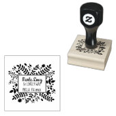 TINY VINES Rücksendeadresse Briefmarke Gummistempel (Stempel)