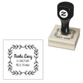 TINY VINES Rücksendeadresse Briefmarke Gummistempel (Stempel)