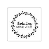TINY VINES Rücksendeadresse Briefmarke Gummistempel (Prägung)