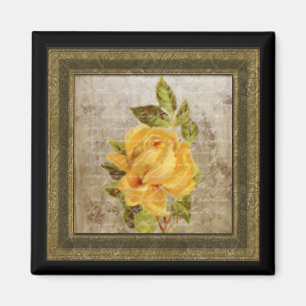 Tiny Vintag Floral Print 04 Magnet