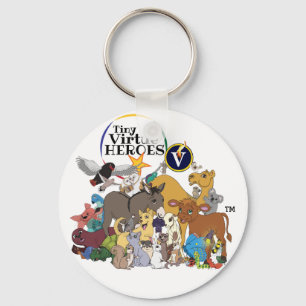 Tiny Virtue Heroes™ - alle Helden-Schlüsselanh Schlüsselanhänger