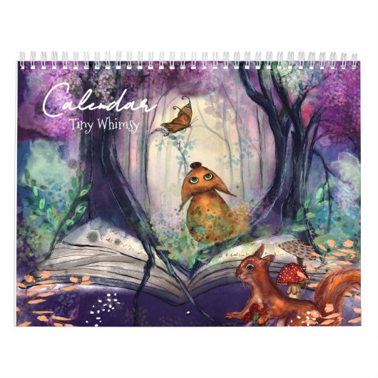 Tiny Whimsy Calendar - Magical Art & Woodland Kalender (Titelbild)