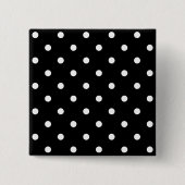 Tiny White Polka Dots Button (Vorderseite)