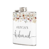 Tiny Wildblume Brautparty Flask Flachmann (Links)