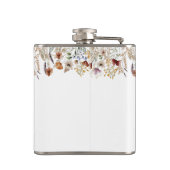 Tiny Wildblume Brautparty Flask Flachmann (Rückseite)