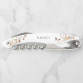 Tiny Wildblume Brautparty Kellnermesser (Rückseite)