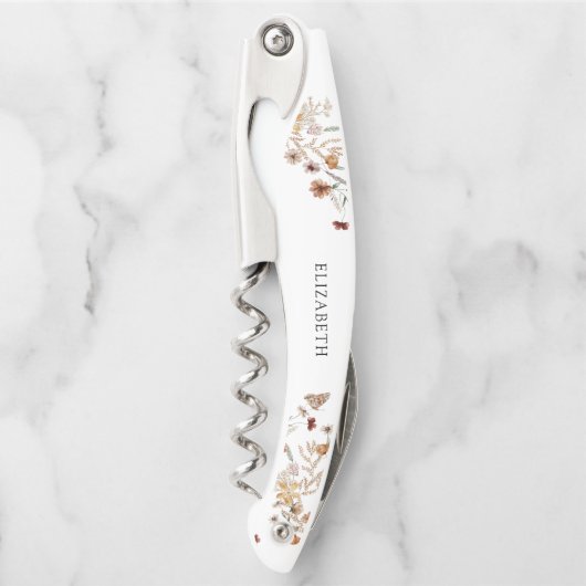 Tiny Wildblume Brautparty Kellnermesser (Vorderseite)