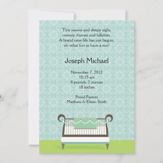 Tiny Yawns Ankündigung (Vorderseite)