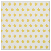 Tiny Yellow Floral Print Stoff (Muster)