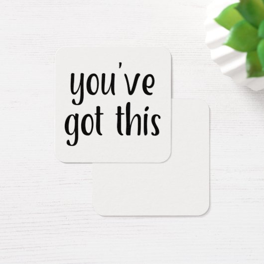 Tiny "you have this" Typografy Message Notes (Schreibtisch)