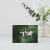 Tiny Zebra Mini Print Visitenkarte (Stehend Vorderseite)