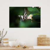 Tiny Zebra Print Poster (Küche)