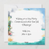 Tiny Zuhause auf der Beach Festive Weihnachten (Rückseite)