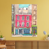 Tiny's 135 &The Bar Upstairs Tribeca Manhattan NYC Leinwanddruck (Insitu (Wohnzimmer))