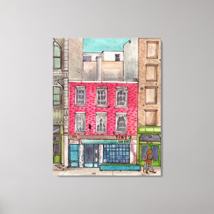 Tiny's 135 &The Bar Upstairs Tribeca Manhattan NYC Leinwanddruck