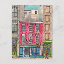 Tiny's 135 &The Bar Upstairs Tribeca Manhattan NYC Postkarte