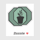 TinySagePlant Aufkleber (Blatt)