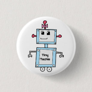 TinyTechie 1 1/4" Knopf Button