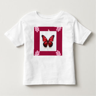 TinyTrend™ Butterfly Kleinkind Fine Jersey T - Shi Kleinkind T-shirt