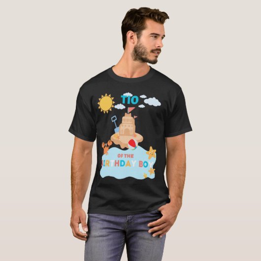 Tio Beach Birthday Summer Bday Ocean Family Matchi T-Shirt (Vorne ganz)
