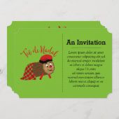 Tio De Nadal Einladung (Vorne/Hinten)