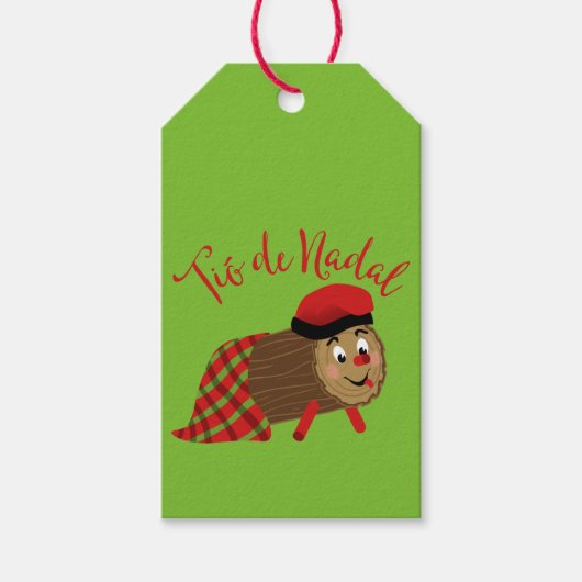 Tio De Nadal-Geschenktags Geschenkanhänger (Vorderseite)