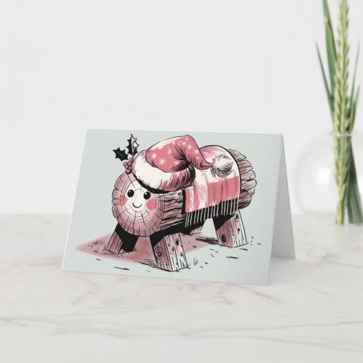Tió de Nadal Karte (Vorderseite)