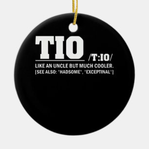 Tio Definition Vatertag Spanischer Onkel Keramik Ornament