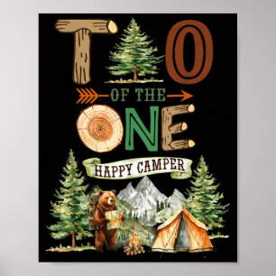 Tio des einen glücklichen Camper 1. Geburtstag Cam Poster
