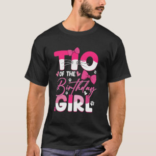 Tio des Geburtstagsmädchens Katze Kätzchen Familie T-Shirt