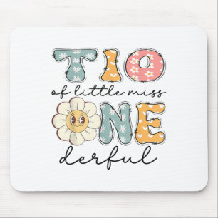 Tio of Little Miss Onederful 1. Geburtstagskind Da Mousepad