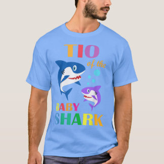 Tio of the Baby Birthday Shark Tio Hai Weihnachten T-Shirt