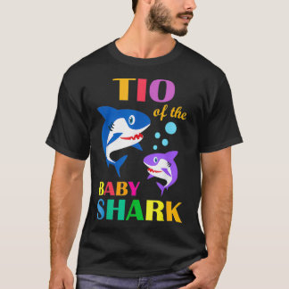 Tio of the Baby Birthday Shark Tio Hai Weihnachten T-Shirt