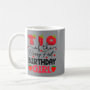 Tio Of The Berry Erstes Geburtstagsmädchen Erdbeer Kaffeetasse