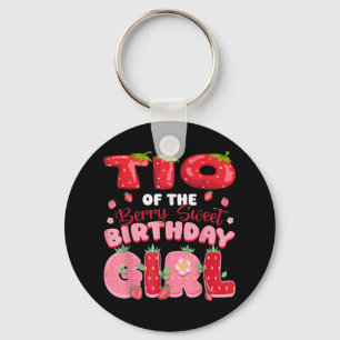 Tio of the Berry Sweet Birthday Girl Strawberry Pa Schlüsselanhänger