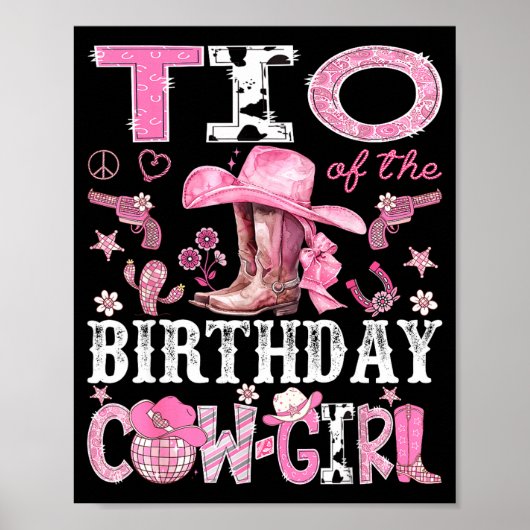 Tio Of The Birthday Cow-girl Nk Disco Rodeo Tio Poster (Vorne)