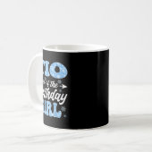 Tio Of The Birthday Girl Snowflakes Winter Christm Kaffeetasse (Vorderseite Links)