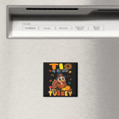 Tio Of The Little Turkey Thanksgiving Baby Shower Magnet (In Situ (Geschirrspüler))