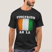 Tiocfaidh Ár Lá Irish Design T-Shirt (Vorderseite)