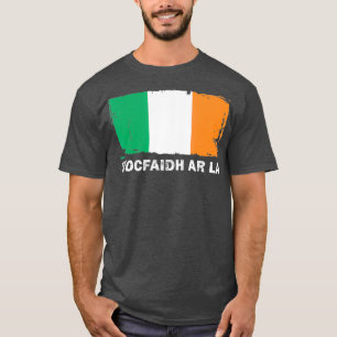 Tiocfaidh Ar La Irland Flagge Retro Vintage T-Shirt