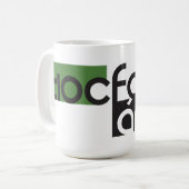 Tiocfaidh-ár-lá-weißes Hemd Kaffeetasse (Vorderseite Links)