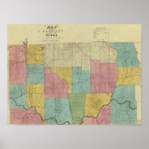 Tioga Landkreis Poster