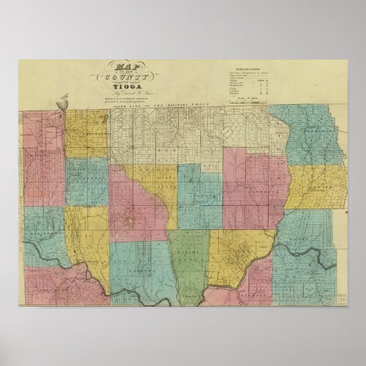 Tioga Landkreis Poster (Vorne)