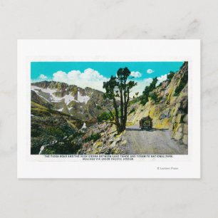 Tioga Road High Sierra zwischen Tahoe und Yosemit Postkarte