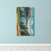 Tioga See und Berg Dana in der Hohen Sierra Leinwanddruck (Insitu (Holzboden))