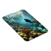 Tioman Malaysia Scuba Diving Magnet (Rechte Seite)