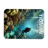 Tioman Malaysia Scuba Diving Magnet (Horizontal)