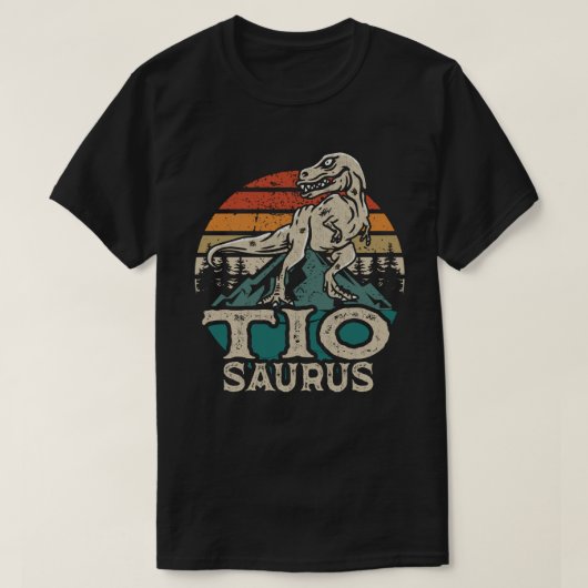 Tiosaurus Dinosaur Uncle Saurus Father's Day T-Shi T-Shirt (Design vorne)